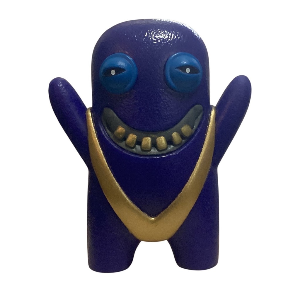 Fuggler Purple Gold Wrestler 2.5 Inch Vinyl Figure Funny Ugly Monster Toy